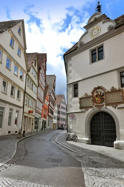 Antigua calle de Tubingen, Alemania —  Fotos de Stock