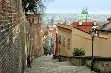 Prag'da eski merdiven