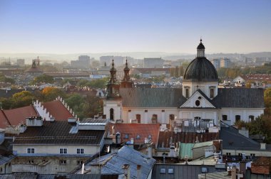 Krakow havadan görünümü