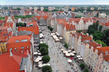 Gdansk sokak Panoraması