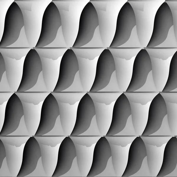 建築の白い波状テクスチャー — ストック写真
