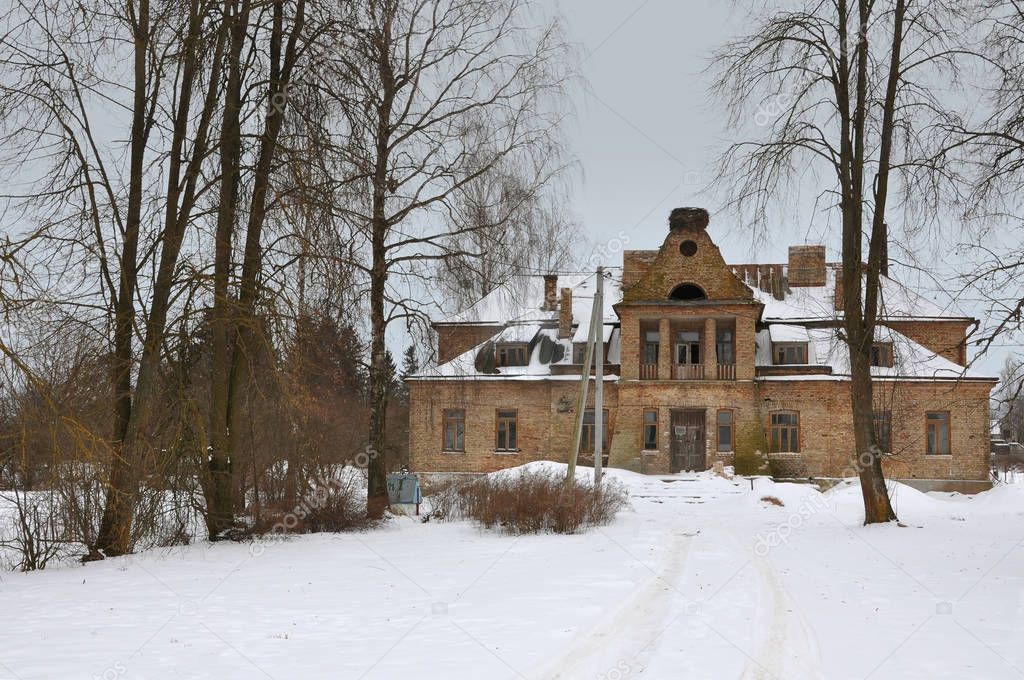 Old landmark in Belarus village