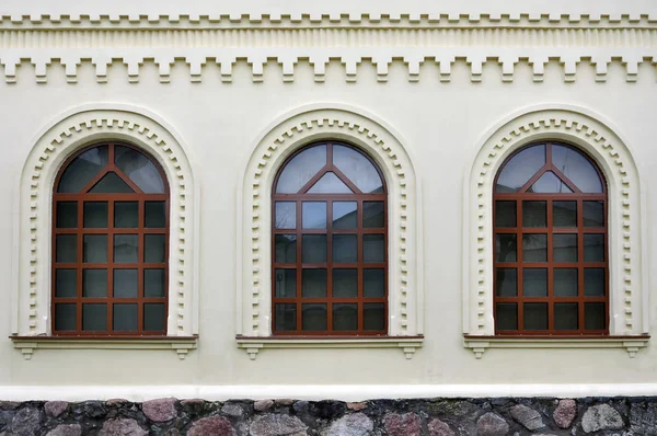 Three arched windows — Stock Photo, Image