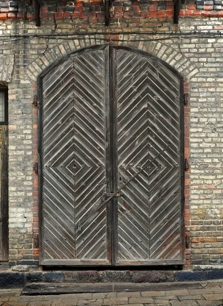 Porta de madeira velha — Fotografia de Stock