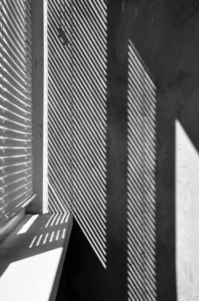 Composición geométrica en blanco y negro — Foto de Stock