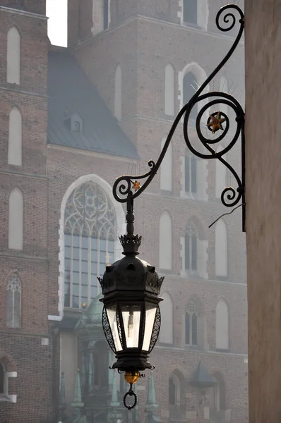 Metal street lamp — Stock Photo, Image