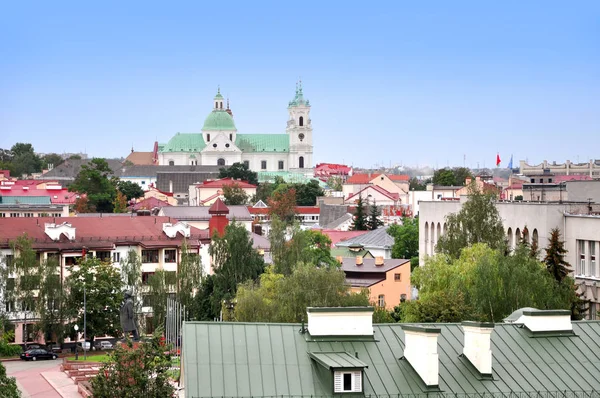 Grodno aerial view — Stock Photo, Image