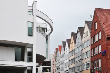 Ulm için yapılan bina yuvarlak modern
