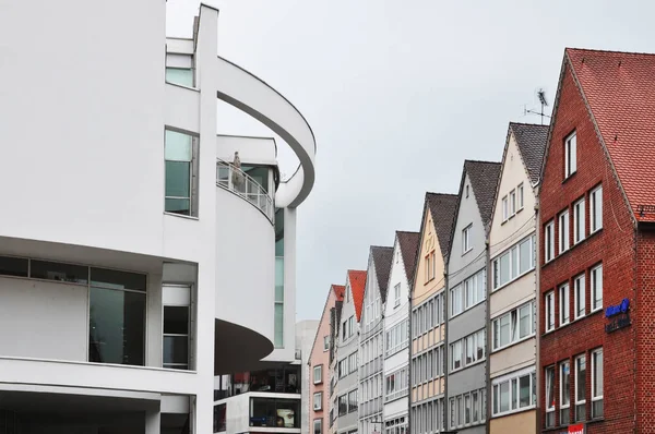 Modern round building in Ulm