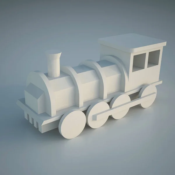Model of children's train — Stock Photo, Image