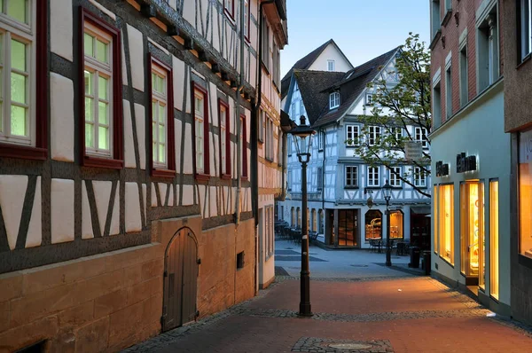 Old street in Backnang — Stock Photo, Image