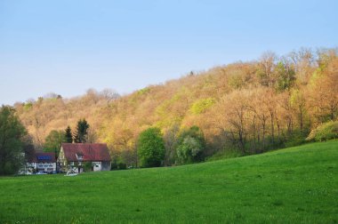 Kırsal Alman tepelik sahne