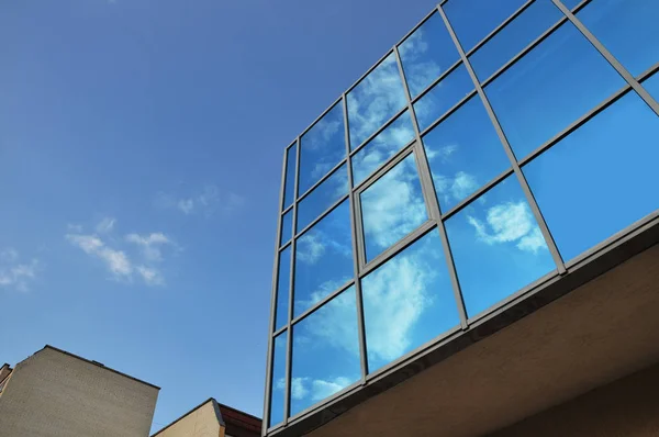 Wall of glass building — Stock Photo, Image