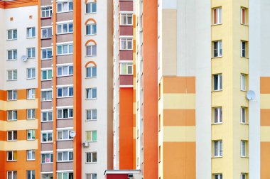 Modern highrise binanın cephe