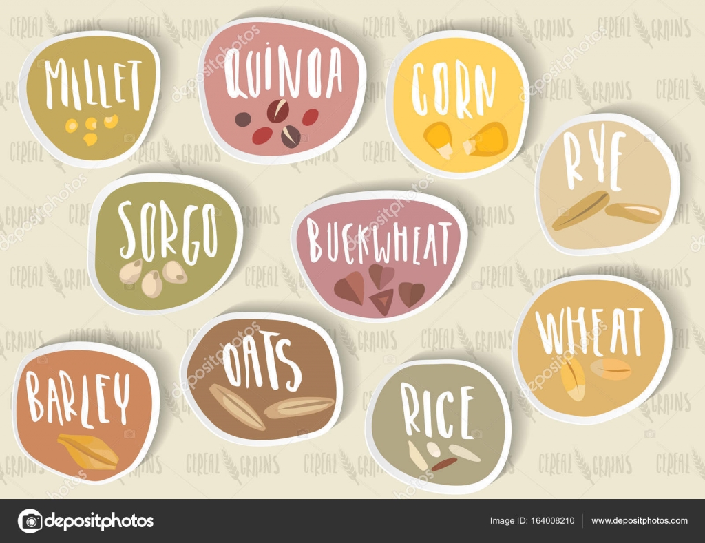 Printable Stickers Of Grains