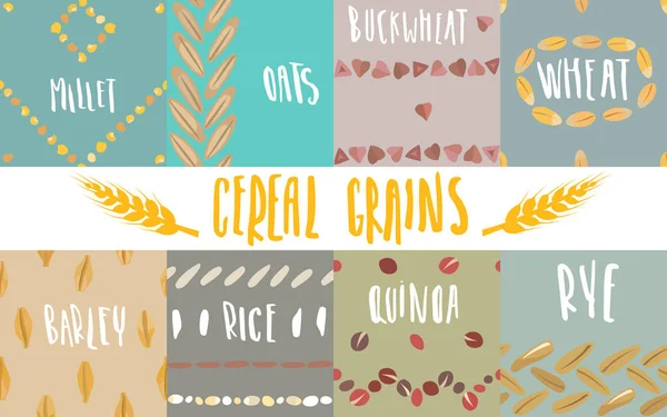 Tahıl ve tahıl Dikişsiz desen