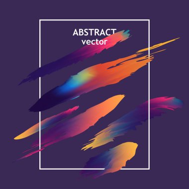 Soyut degrade kafes şeklinde smear