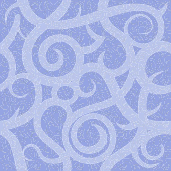 Sömlös dekorativa festliga blå mönster — Stock vektor