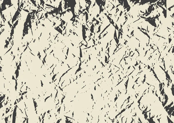 Векторная Гранжевая Текстура Фона Имитация Смятой Бумаги — стоковый вектор