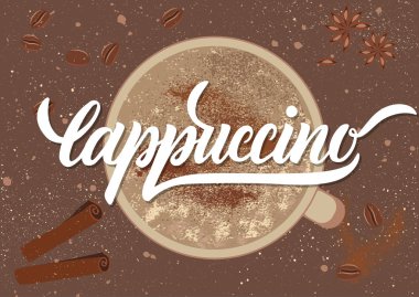 Vektör çizim. Kaligrafi beyaz yazıt 