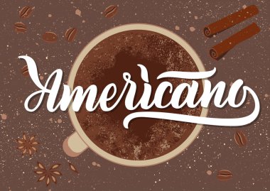 Vektör çizim. Kaligrafi beyaz yazıt 