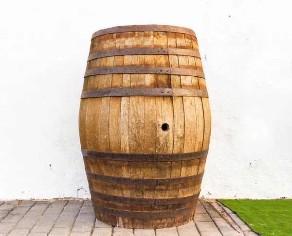 Classic wood barrel
