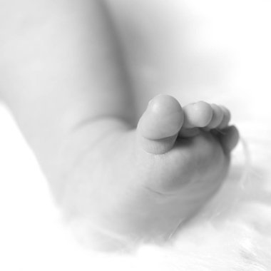 Bebe ayak - seçici odak