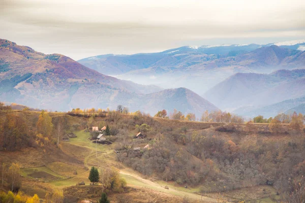 Podzim Zlaté Barvy Horské Krajiny — Stock fotografie