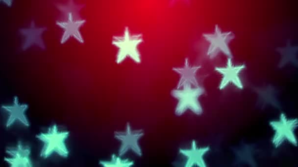 Magisk Glitter Julgran Bakgrund — Stockvideo