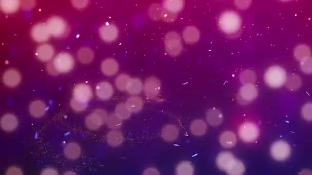 Волшебный Фон Рождественской Елки — стоковое видео