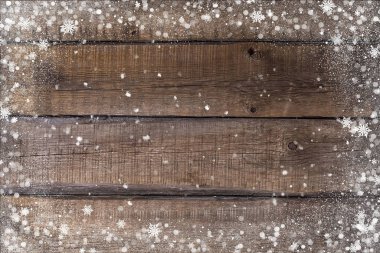 Kırsal odun kış kar çerçevesi