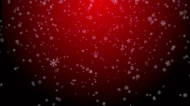 Kış tatili Noel ve yeni yıl kar taneleri düşüyor 