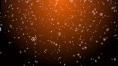 Kış tatili Noel ve yeni yıl kar taneleri düşüyor 