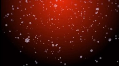 Kış tatili Noel ve yeni yıl kar taneleri düşüyor 