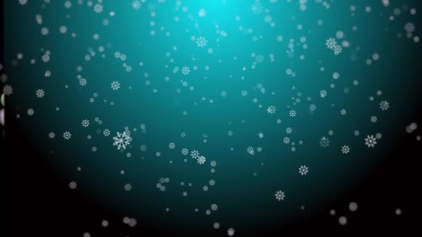 Vacances d'hiver Noël et Nouvel An flocons de neige tombant  