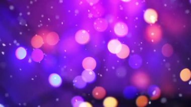 Sihirli Noel ve Yeni Yıl kar taneleri düşüyor 