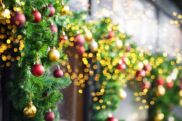 Різдвяні Кульки Прикраса Ялинці — стокове фото