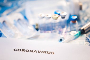 Coronavirus aşı şişesi tıbbi geçmişi