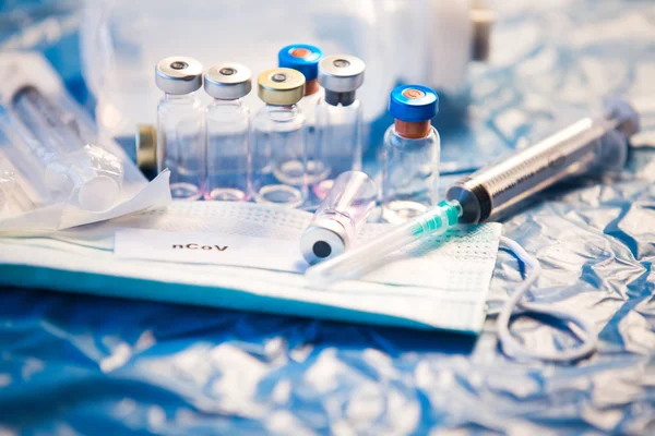 Coronavirus aşı şişesi tıbbi geçmişi