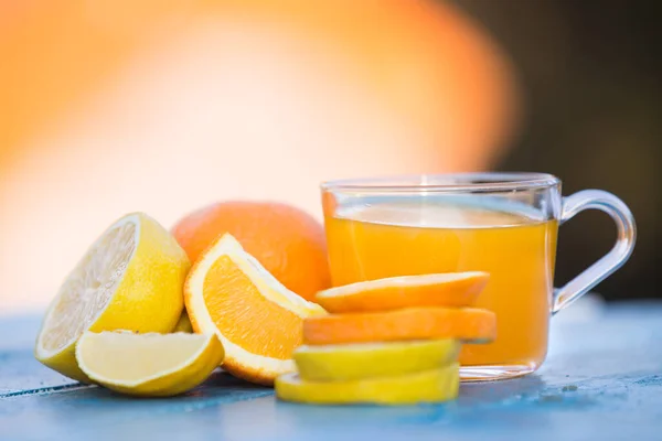 Апельсиновый Сок Завтрак — стоковое фото