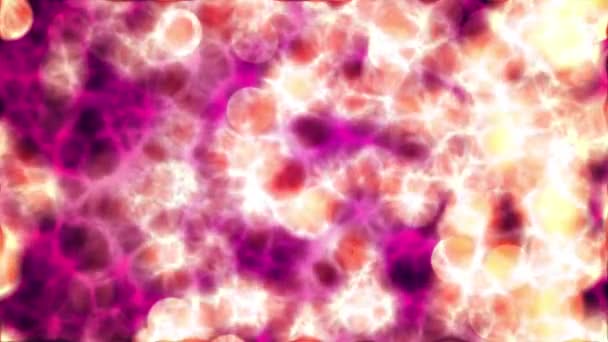 Абстрактний Біологічний Фон Молекулярного Візерунка — стокове відео