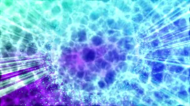 Abstract Molecular Pattern Biology Background — Stock Video