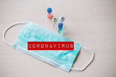 Coronavirus salgını virüs salgını karantina arka planı