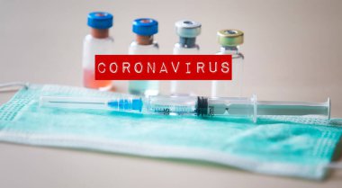 Coronavirus salgını virüs salgını karantina arka planı
