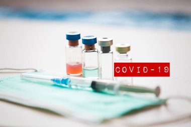 Coronavirus salgını virüs salgını karantina arka planı