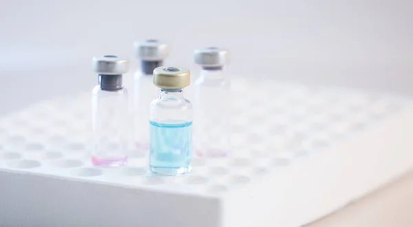 Дослідження Вакцини Проти Коронавірусу Медичний Фон — стокове фото