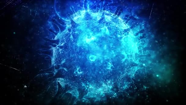 Hintergrund Des Weltweiten Ausbruchs Der Coronavirus Pandemie — Stockvideo