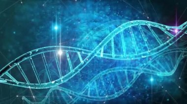 Coronavirus DNA ipliği tıbbi geçmiş. Covid 19 salgını