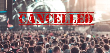 Coronavirus konser kalabalığı nedeniyle iptal edildi