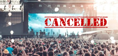 Coronavirus konser kalabalığı nedeniyle iptal edildi